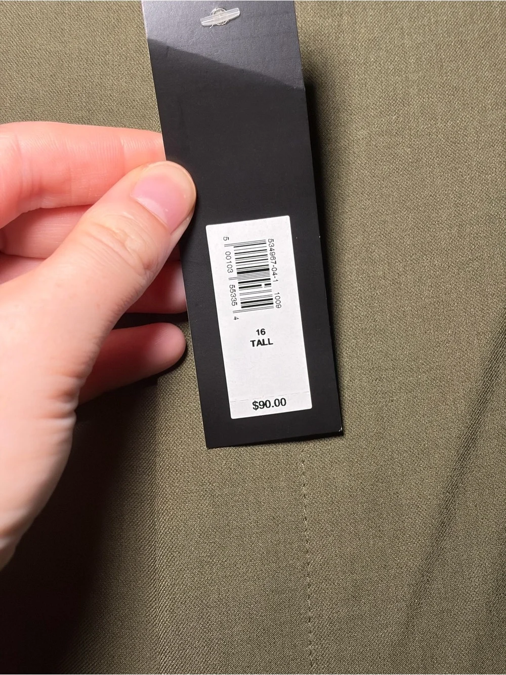 Banana Republic Sculpted Cropped Bootcut Pant 16 Long NWT Olive Green Stretch - Picture 7 of 16